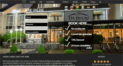 Desktop Screenshot of hoteldebeurs.nl