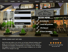 Tablet Screenshot of hoteldebeurs.nl
